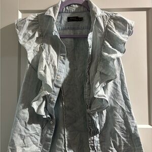 Polo Ralph Lauren Light‎ Blue Sleeveless Top